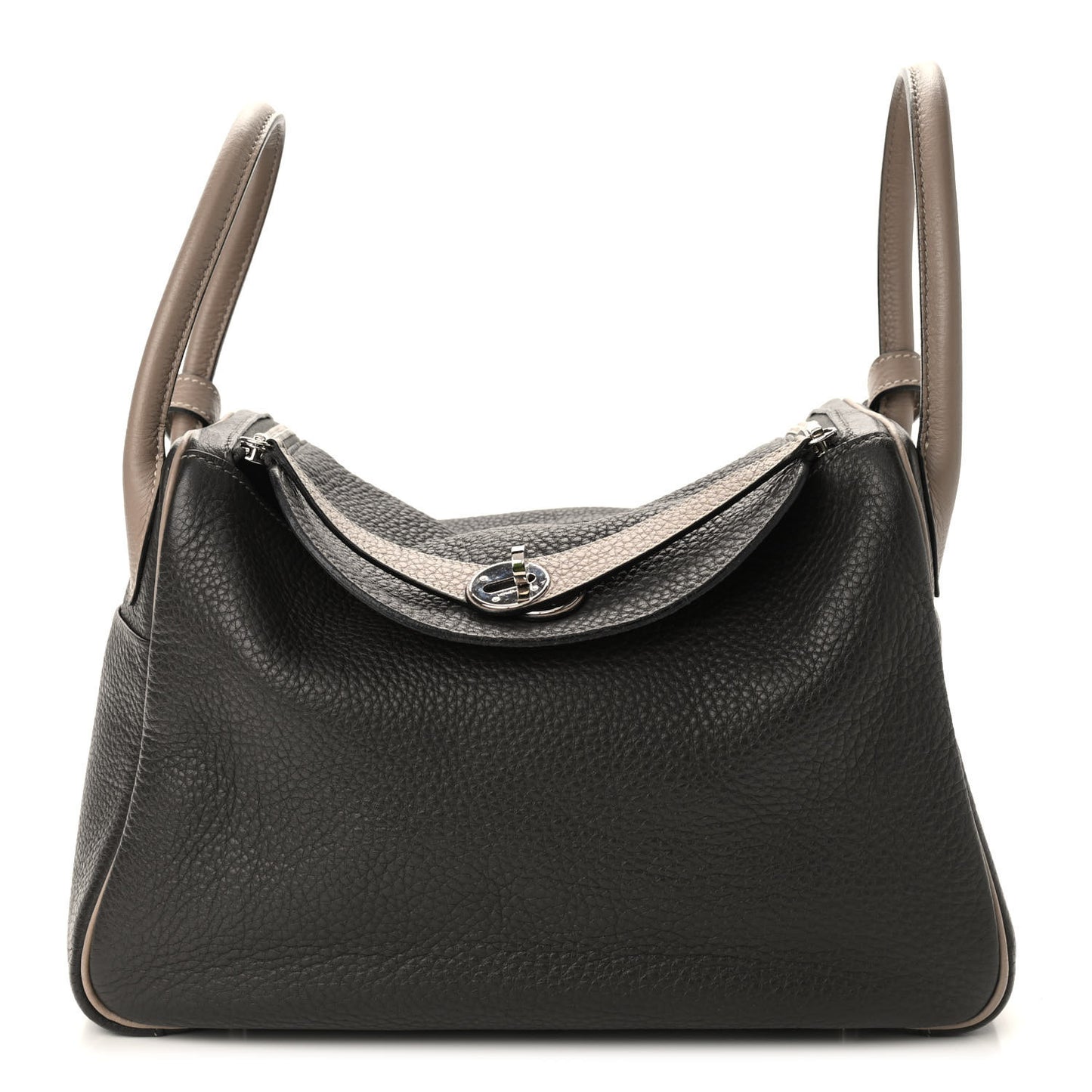Taurillon Clemence Bi-Color Lindy 30 Graphite Gris Tourterelle
