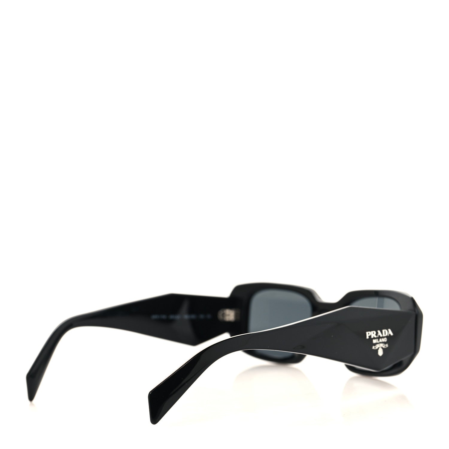 Prada Acetate Symbole Sunglasses SPR 17W Black 4 of 7
