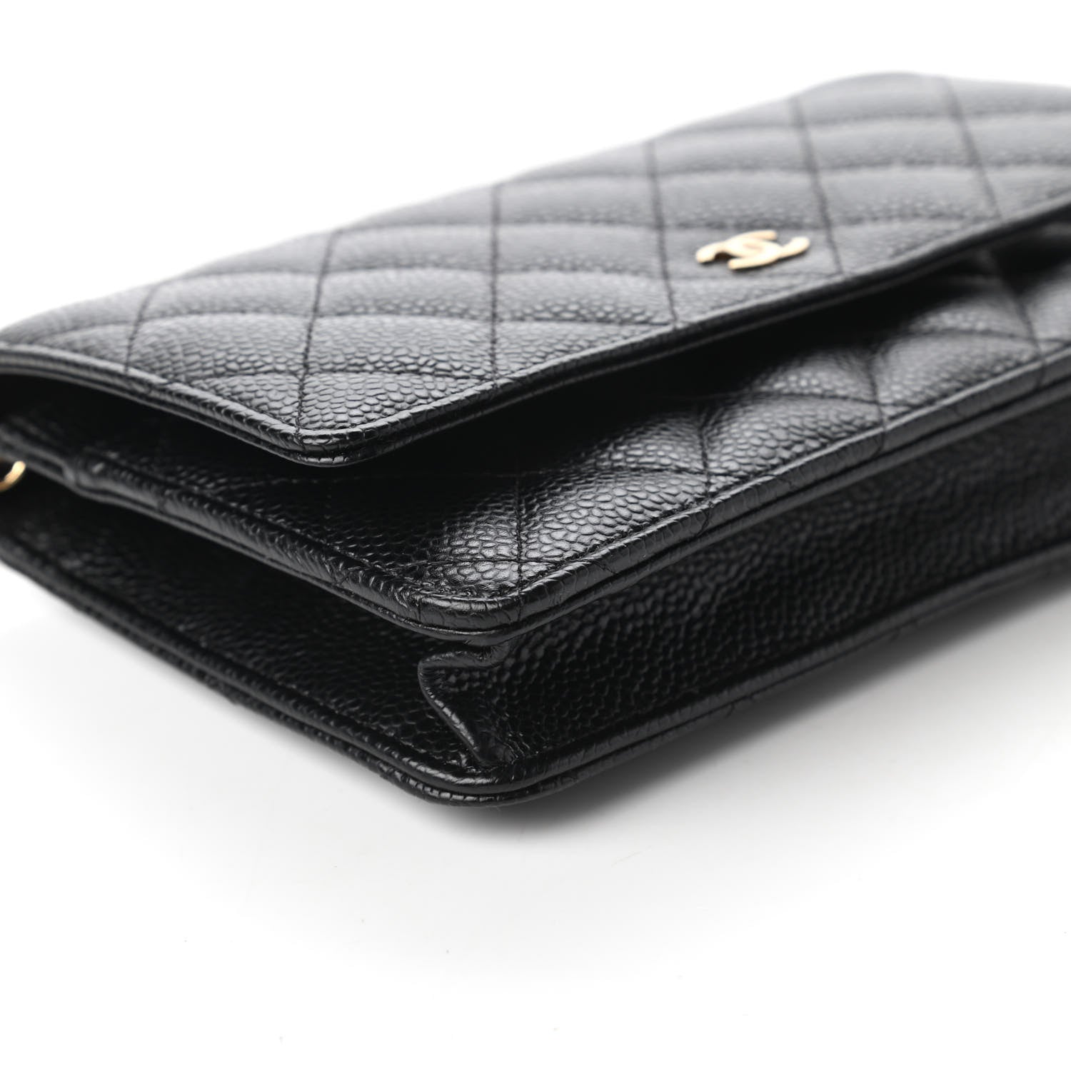 Chanel Caviar Quilted Wallet On Chain WOC Black 6 of 12