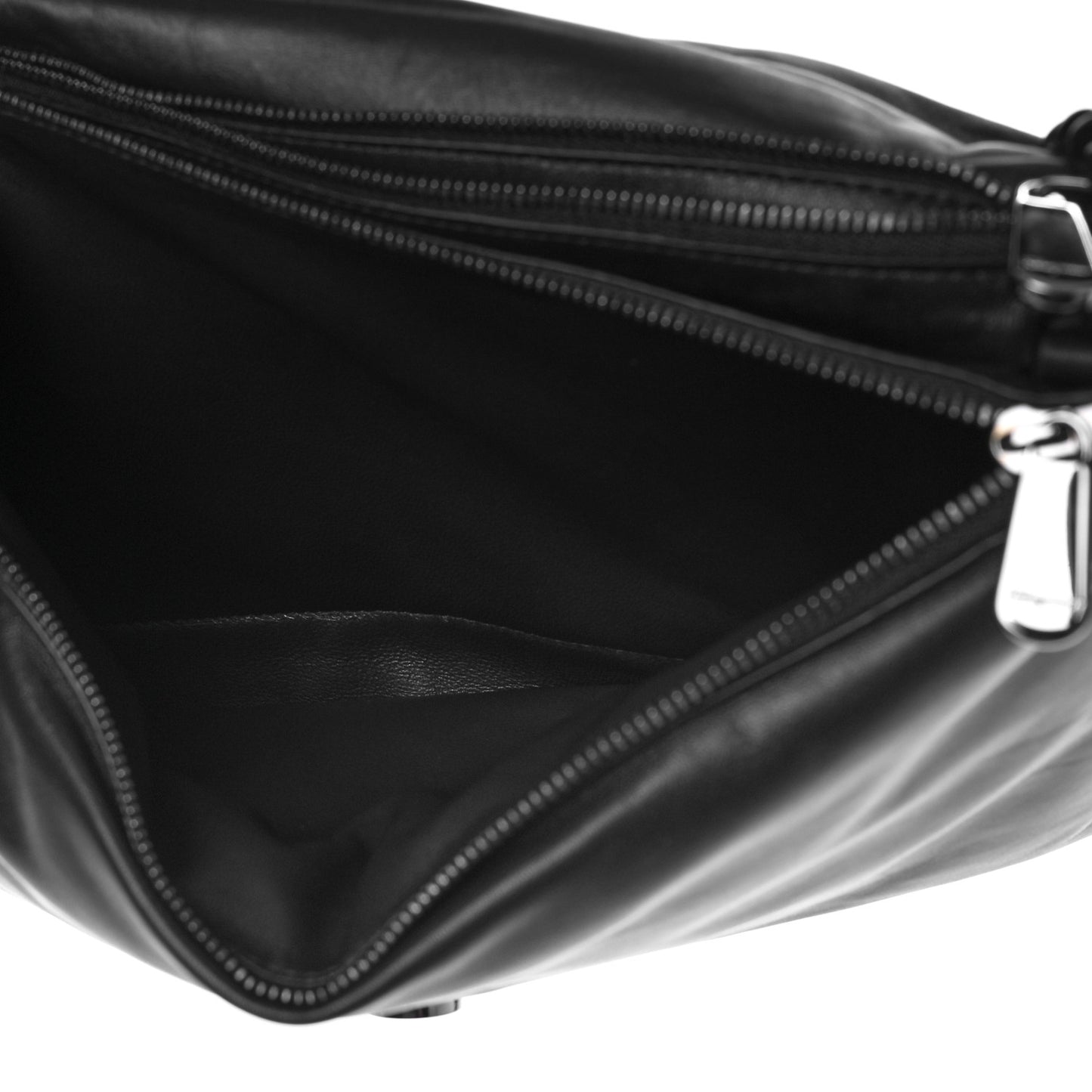 Calfskin Medium Viva Bow Shoulder Bag Black