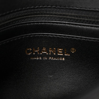 Chanel Lambskin Enamel Quilted Mini Flap Black 6 of 13