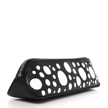 Louis Vuitton X YK Epi Infinity Dots Elizabeth Pencil Pouch Black White 3 of 8