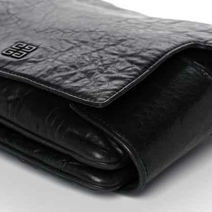 Givenchy Pebbled Lambskin Melancholia Shoulder Bag Black 9 of 10