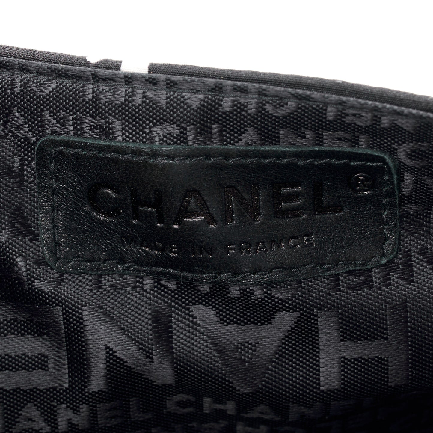 Silk Lambskin Tahiti Timeless Flap Navy White