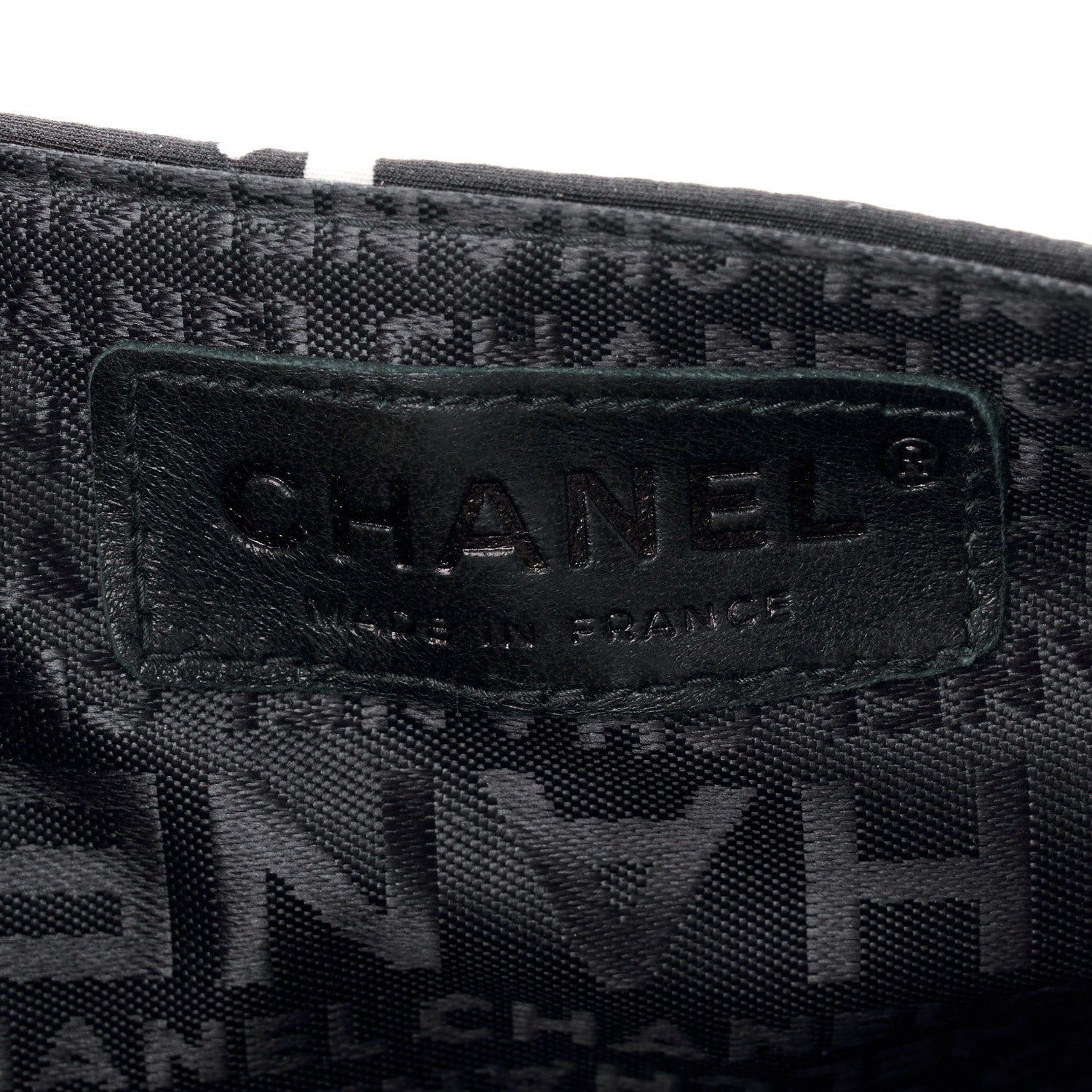 Chanel Silk Lambskin Tahiti Timeless Flap Navy White 6 of 10