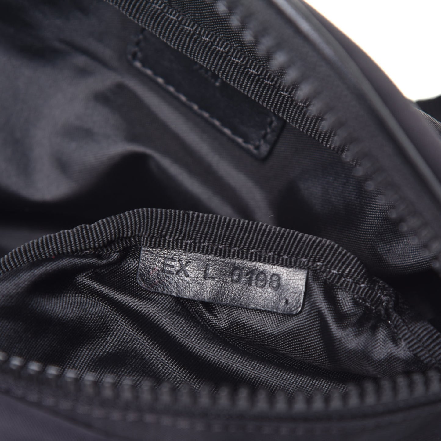 Nylon Logo Belt Bag Black