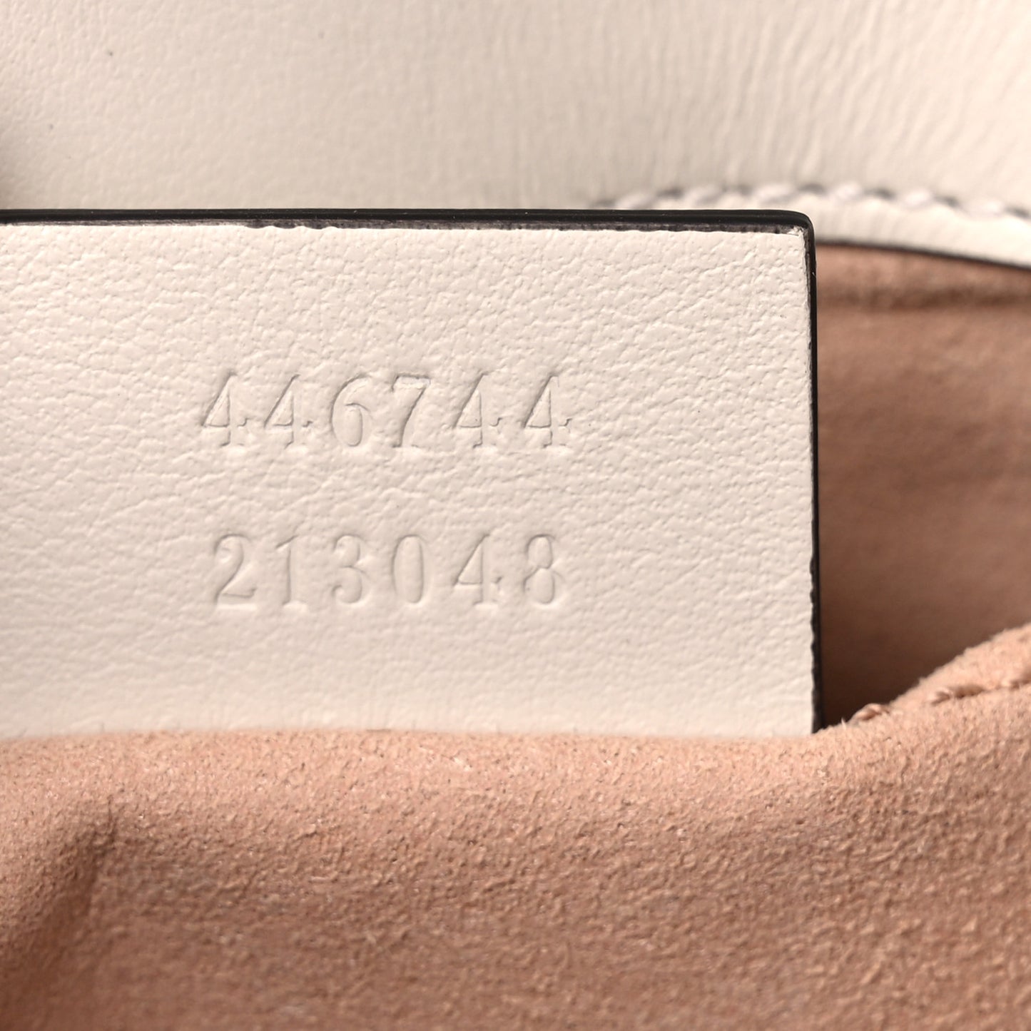 Calfskin Matelasse Mini GG Marmont Shoulder Bag White