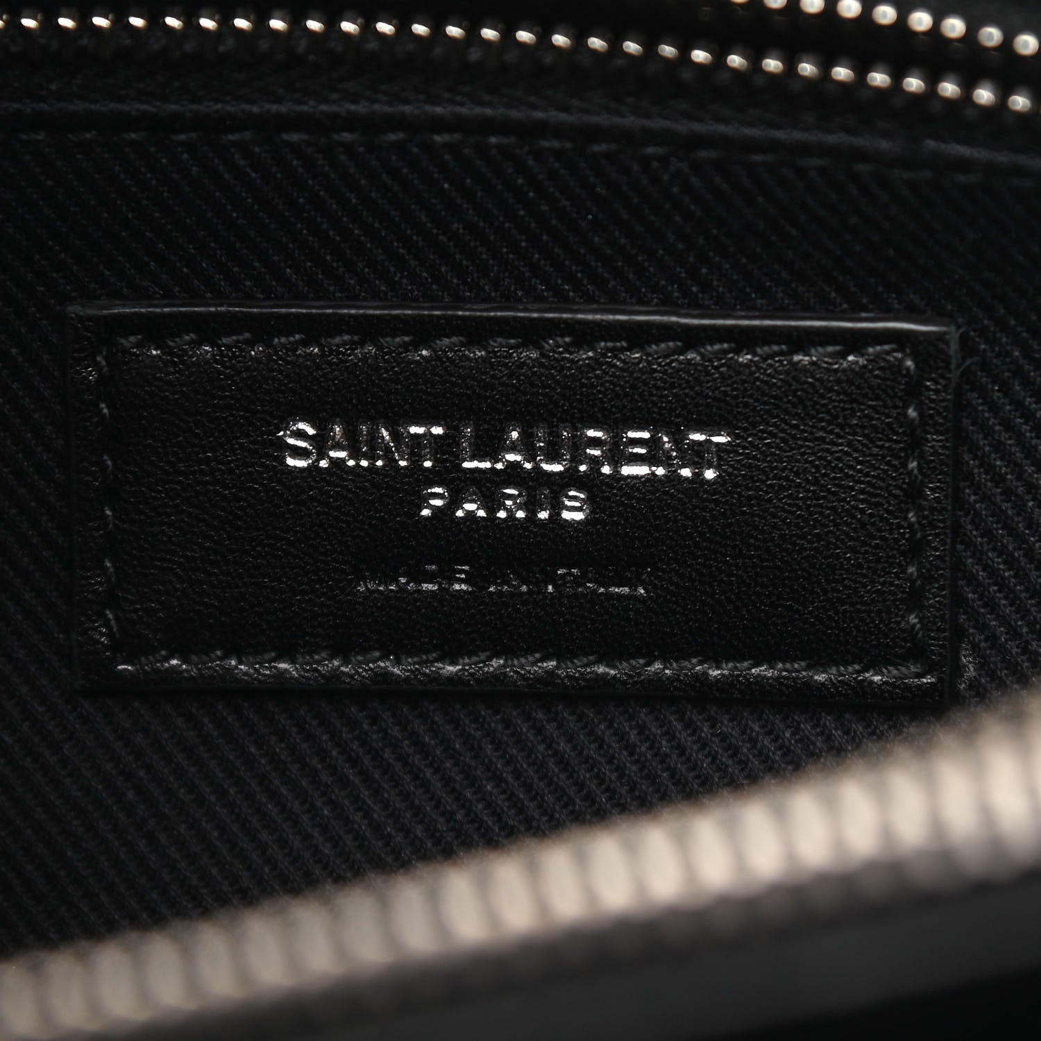 Saint Laurent Shearling Monogram Medium Loulou Shoulder Bag Black 6 of 9