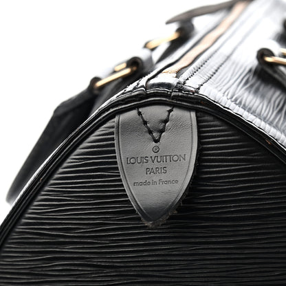 Louis Vuitton Epi Speedy 25 Black 9 of 9