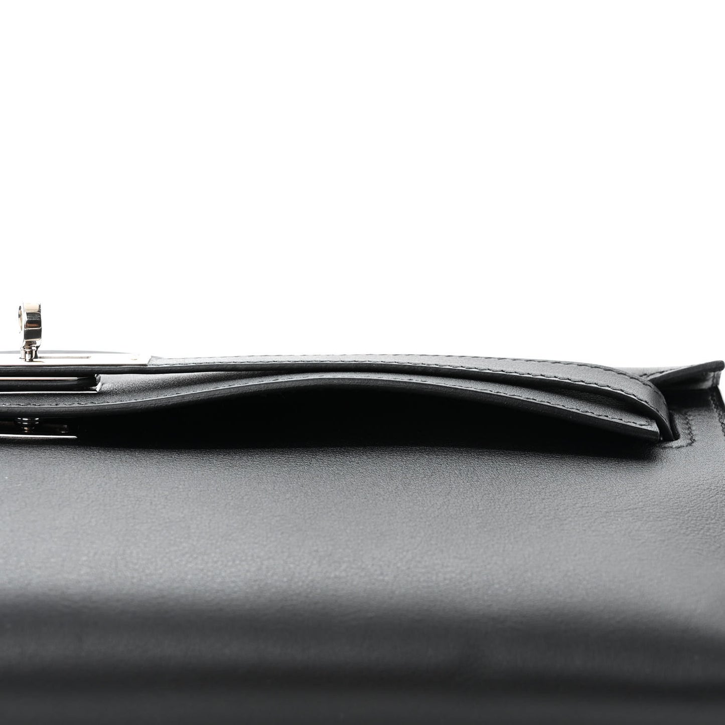 Swift Kelly Cut Clutch Pochette Black