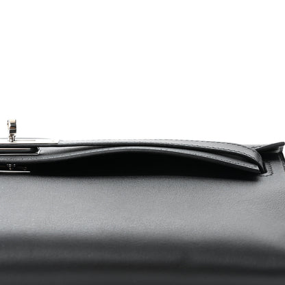 Hermes Swift Kelly Cut Clutch Pochette Black 13 of 14