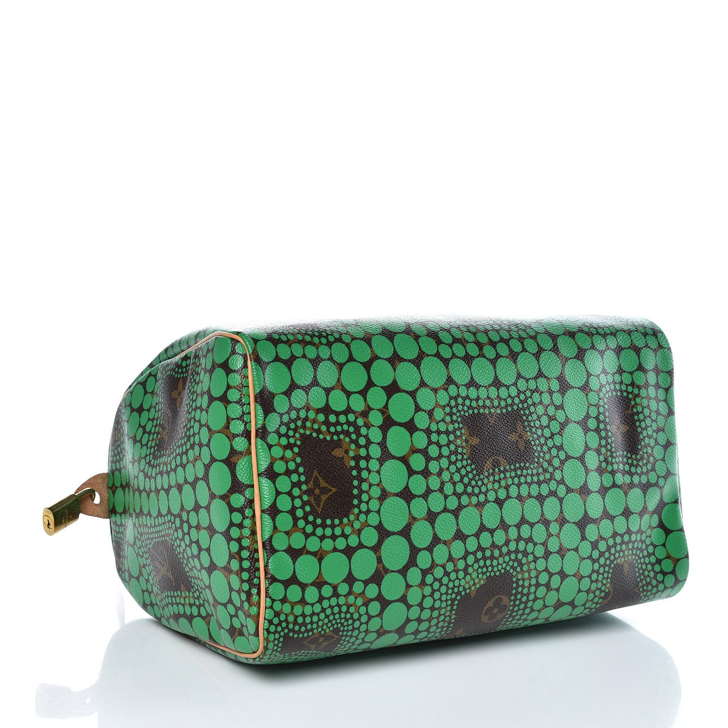 Monogram Kusama Town Speedy 30 Green
