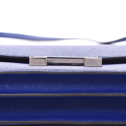 Hermes Epsom Constance Elan 25 Bleu Electrique 14 of 18