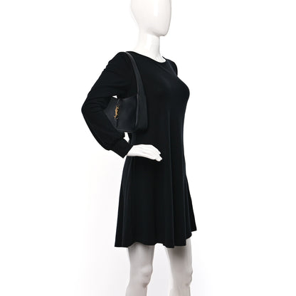 Saint Laurent Smooth Calfskin Le 5 A 7 Hobo Black 2 of 11