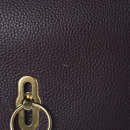 Mulberry Small Classic Grain Amberley Satchel Oxblood 17 of 20