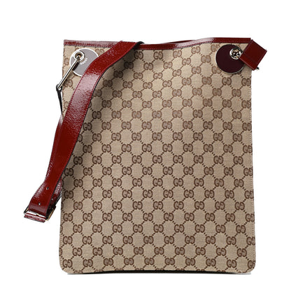 Gucci Monogram Eclipse Messenger Red 1 of 10