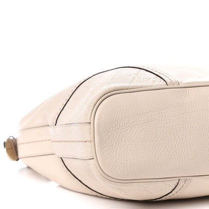 Gucci Calfskin Guccissima Trim Large Signoria Hobo Ivory 6 of 10