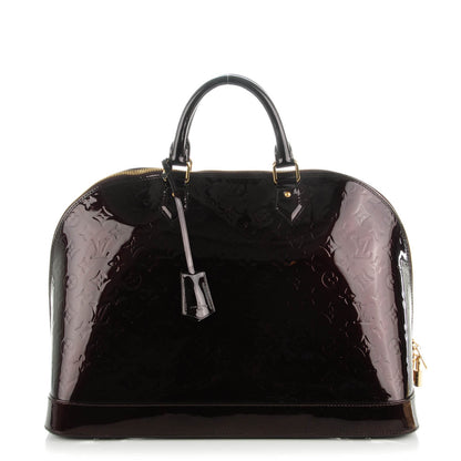 Louis Vuitton Vernis Alma GM Amarante 1 of 8