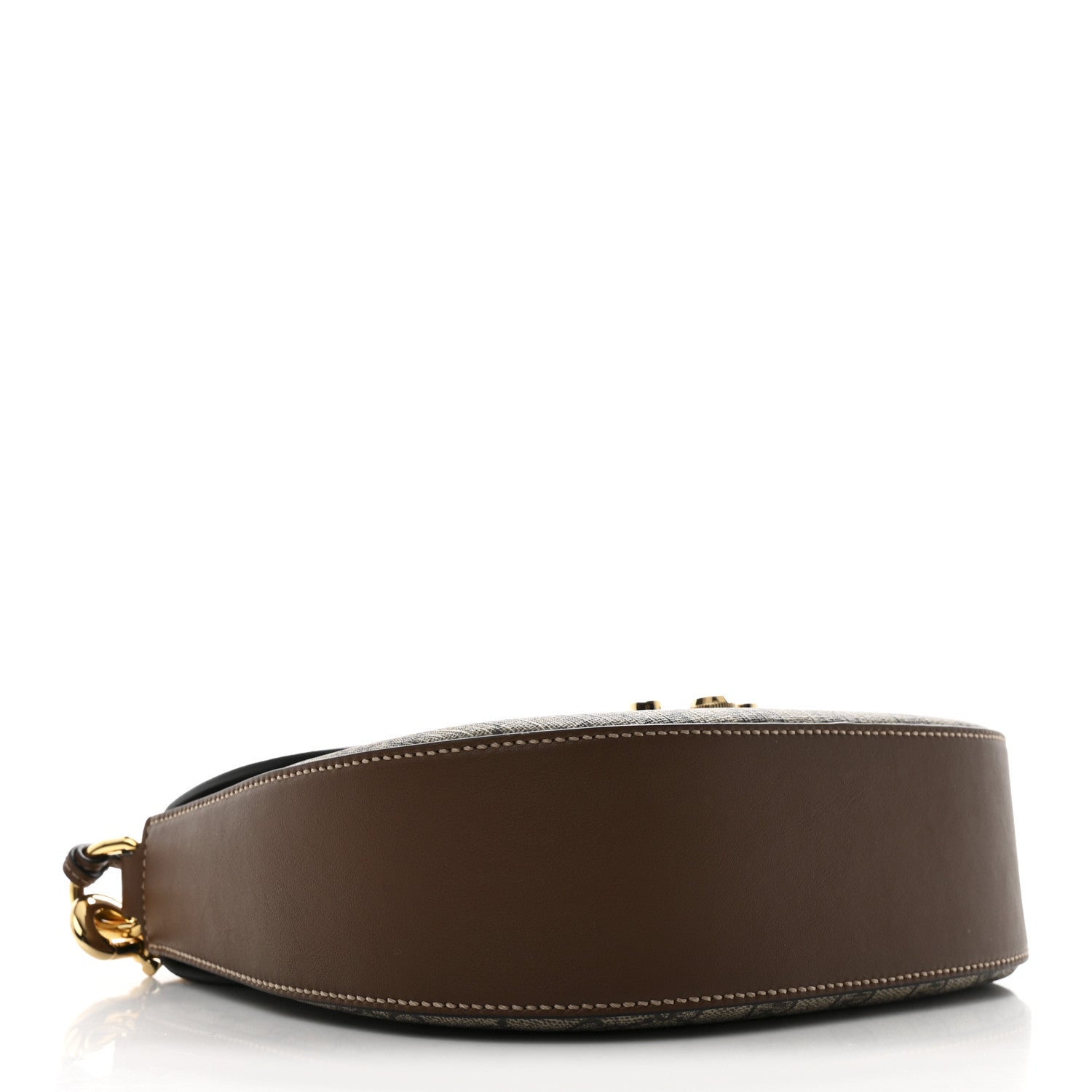 Gucci GG Supreme Monogram Web Medium Padlock Messenger Shoulder