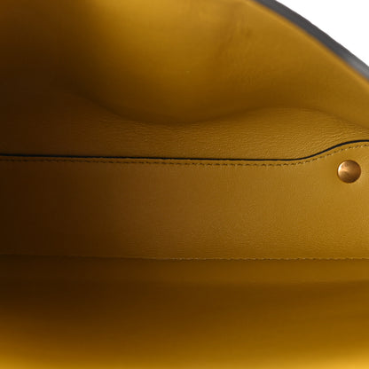Salvatore Ferragamo Calfskin Small Margot Top Handle Satchel Yellow 5 of 9