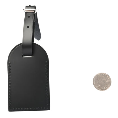 Louis Vuitton Calfskin Luggage Tag Black 2 of 3