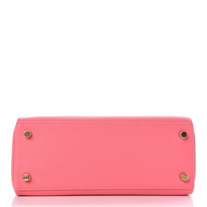 Hermes Swift Kelly Retourne 25 Rose Lipstick 6 of 37
