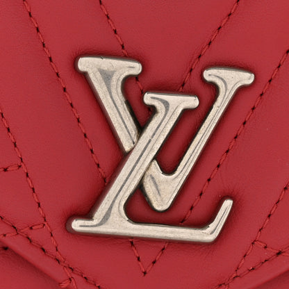 Louis Vuitton Calfskin New Wave Compact Wallet Rouge 9 of 10
