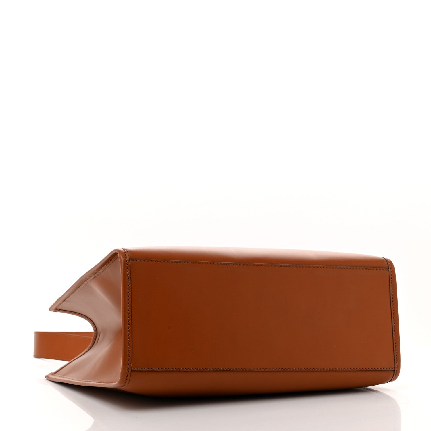 Fendi Vitello King Plexiglass Medium Fendi Sunshine Shopper Tote Cuoio 4 of 10