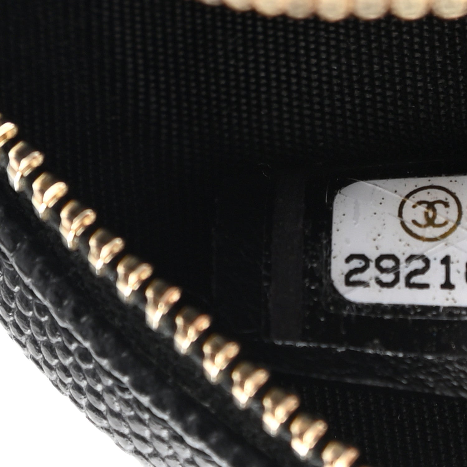 Chanel Caviar Quilted Filigree Zip Around Classic Coin Purse Black 7 of 8