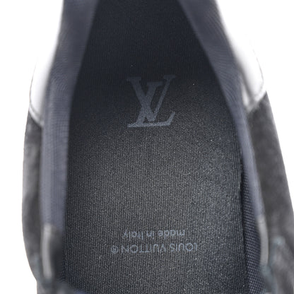 Louis Vuitton Suede Mens LV Trainer Sneakers 9 Black 8 of 9