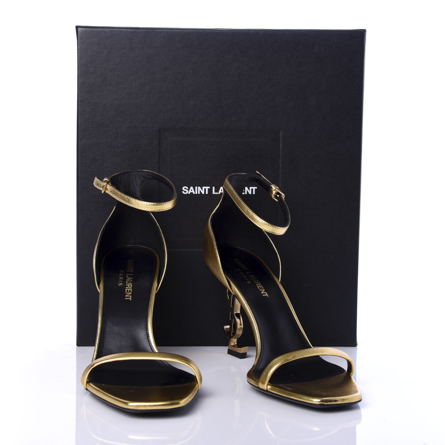 Calfskin Opyum Sandals 37.5 Oro