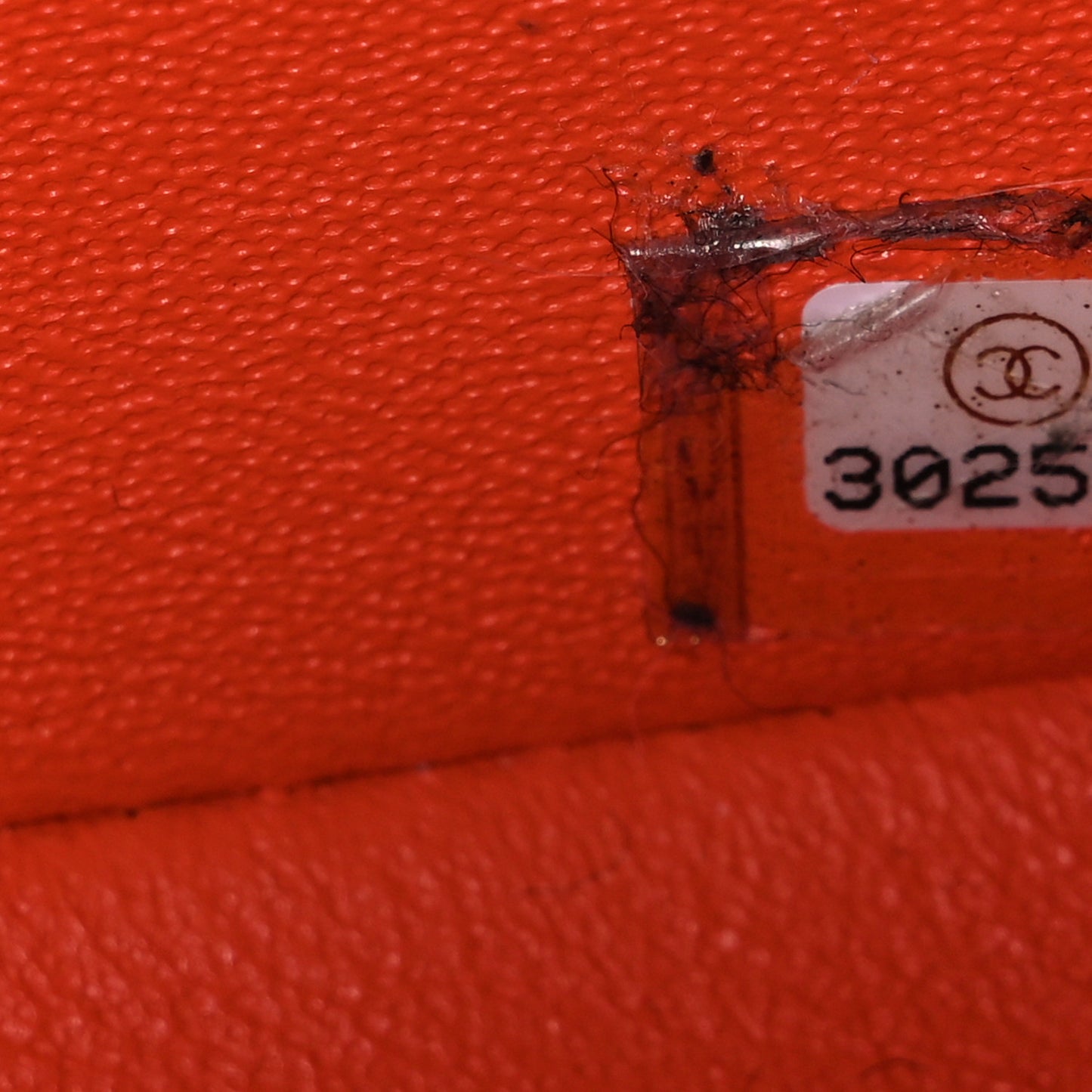 Lambskin Quilted Mini Rectangular Flap Orange