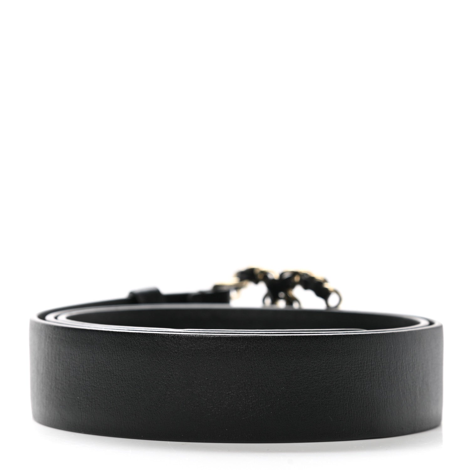 Chanel Calfskin CC Chain Belt 85 34 Black 2 of 8