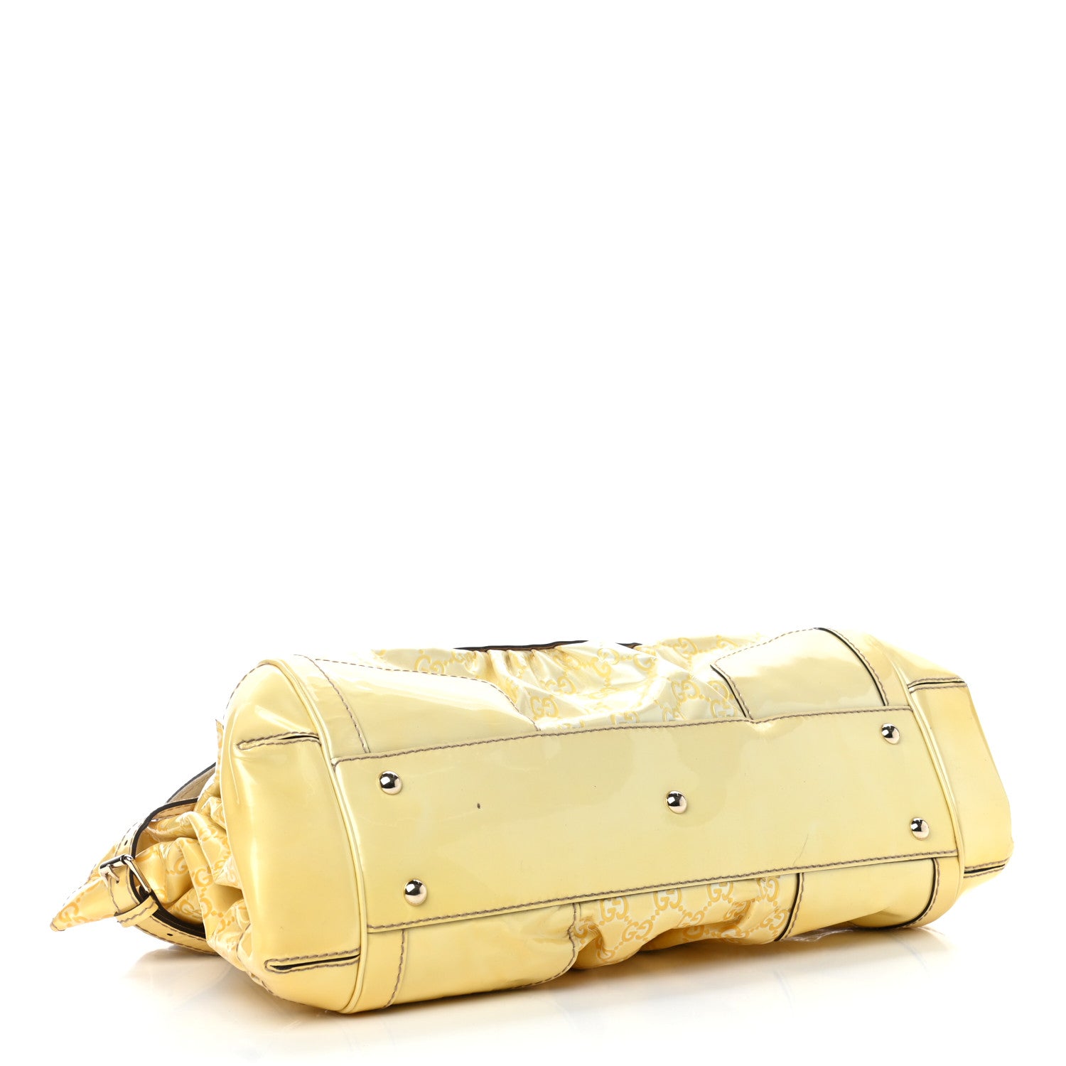 Gucci Dialux Guccissima Large Queen Tote Yellow 3 of 13