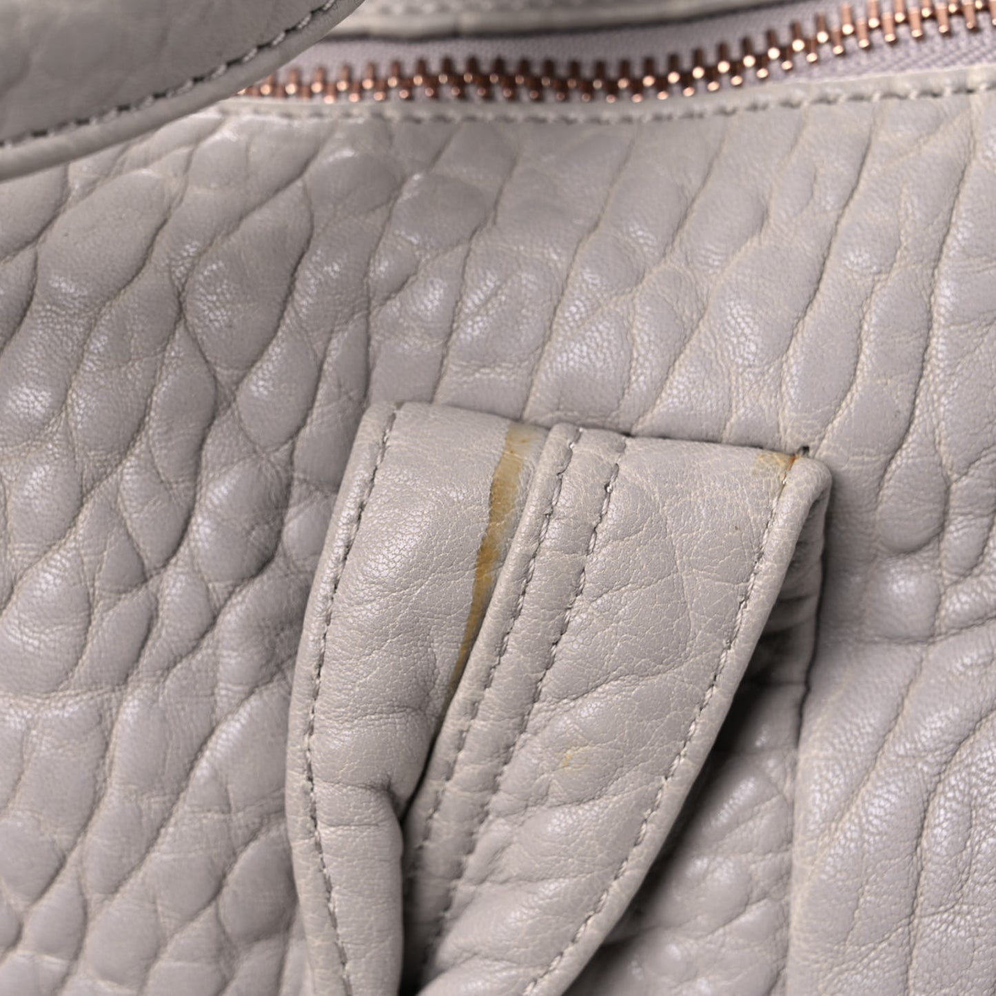 Pebbled Lambskin Rocco Lilac Rose Gold Hardware