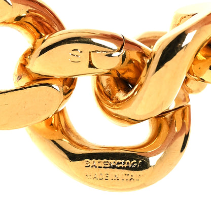 Balenciaga Logo Chain Necklace Gold 5 of 5
