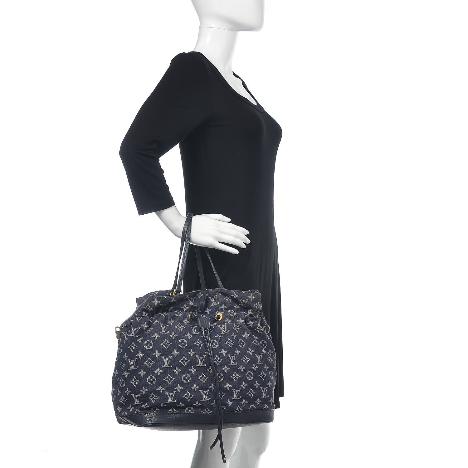 Louis Vuitton Denim Noefull MM Grand Blue 2 of 11