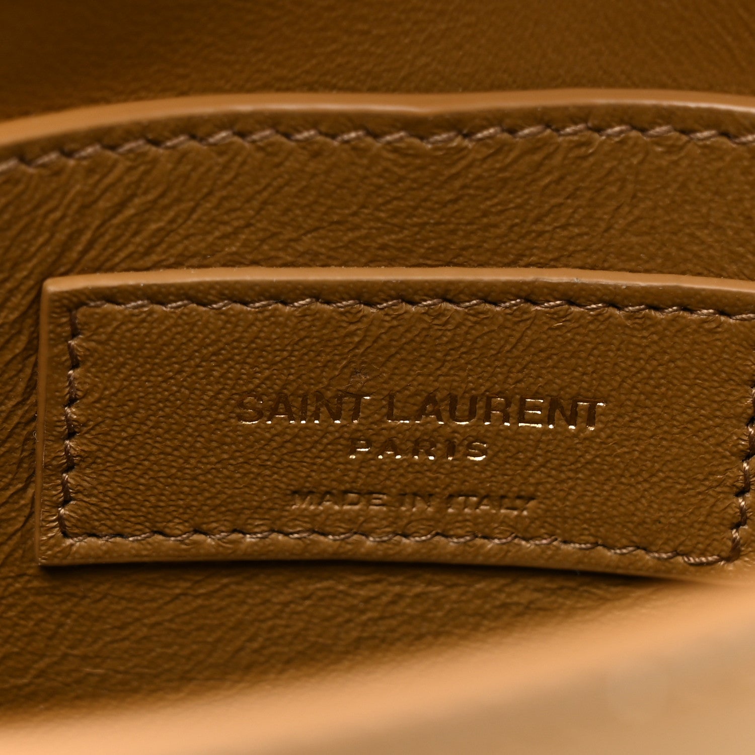 Saint Laurent Smooth Calfskin Mini Manhattan Shoulder Bag Natural Tan 6 of 12
