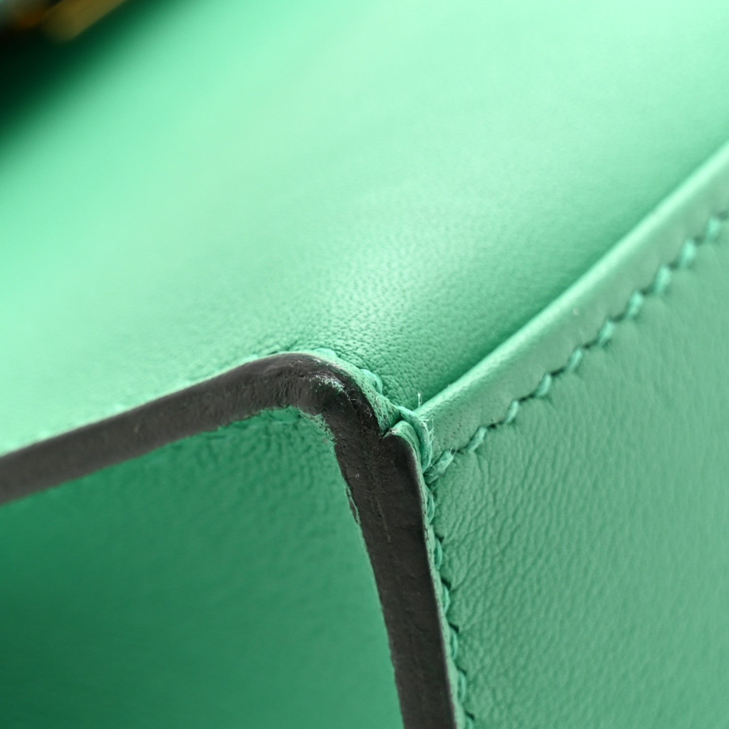 Hermes Swift Kelly Pochette Clutch Menthe 8 of 9