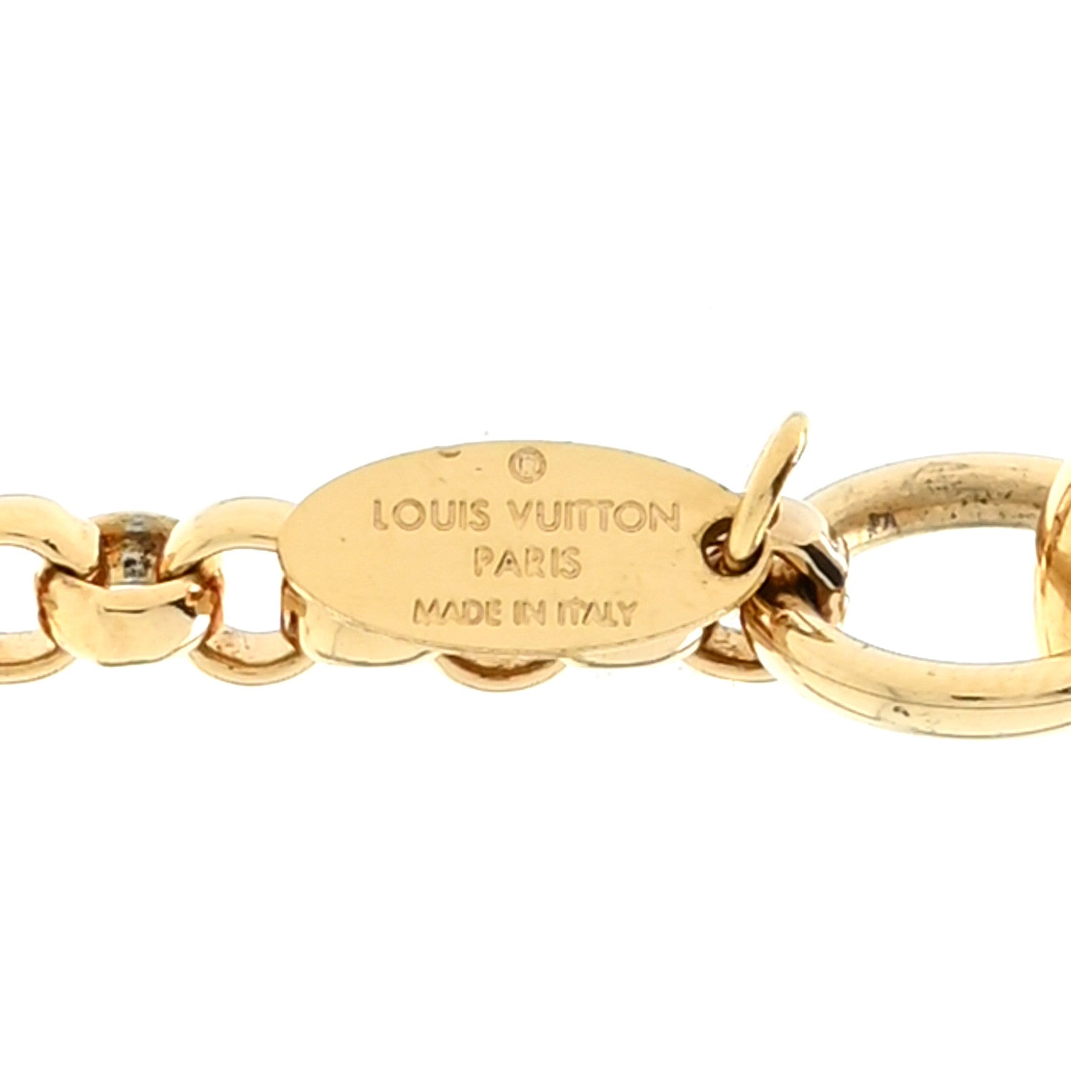 Louis Vuitton Vivienne Crystal Porte Cles Charm Key Holder White 3 of 5