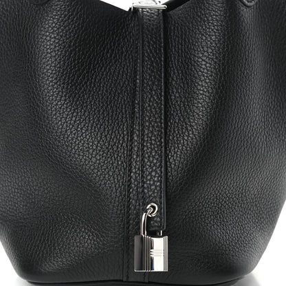 Hermes Taurillon Clemence Picotin Lock 18 PM Black 9 of 9
