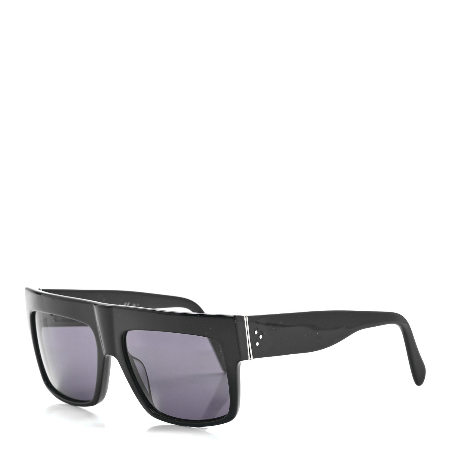Celine Polarized ZZ Top Sunglasses CL 41756 Black 1 of 6