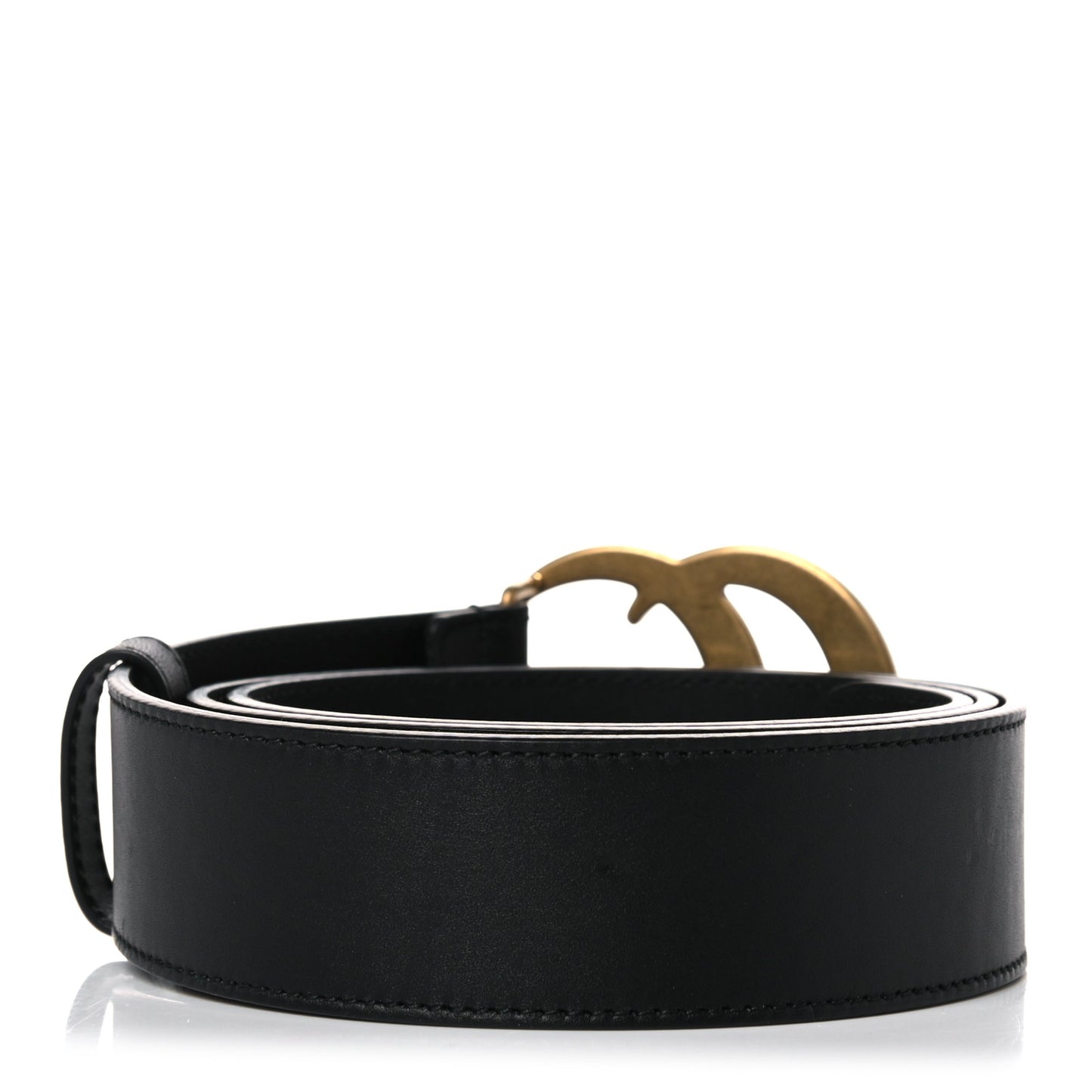 Calfskin Double G 40mm Belt 95 38 Black