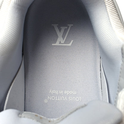 Louis Vuitton Calfskin Womens LV Trainer Maxi Sneakers 39 Gris 8 of 9