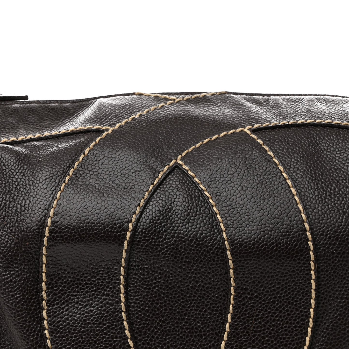 Caviar CC Stitched Medium Hobo Brown