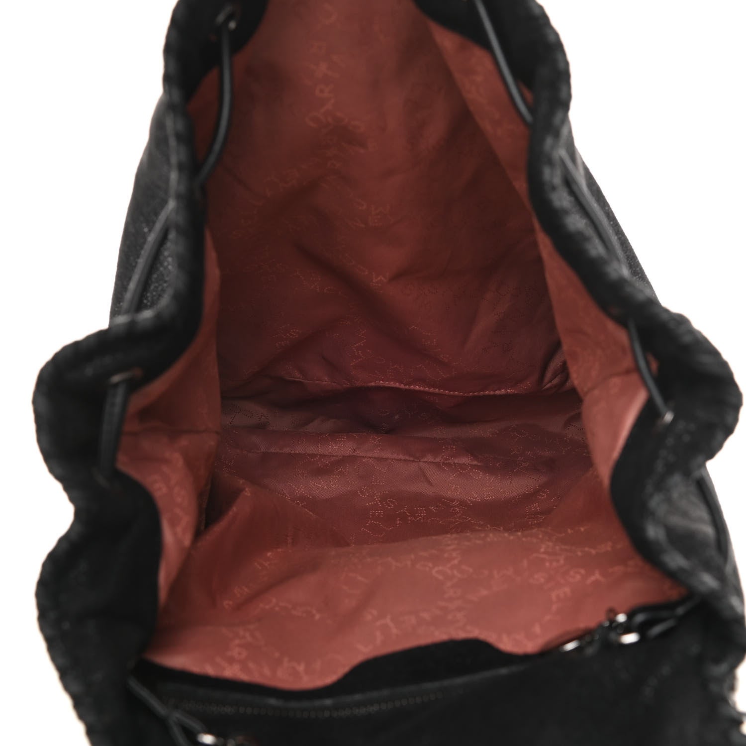 Stella McCartney Shaggy Deer Falabella Backpack Black 4 of 8