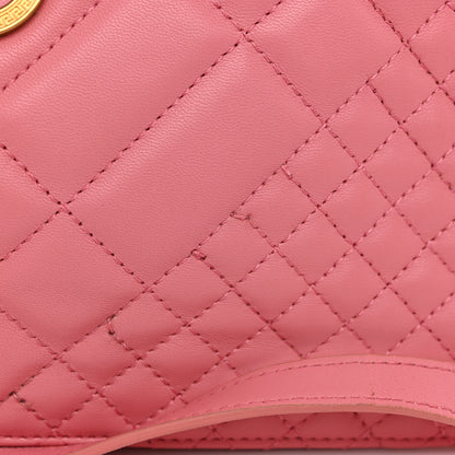 Versace Nappa Quilted Medusa Tribute Icon Flat Crossbody Bag Pink 11 of 11