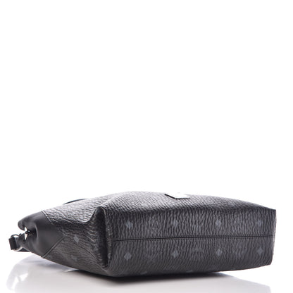 MCM Visetos Medium Klara Shoulder Bag Black 5 of 11