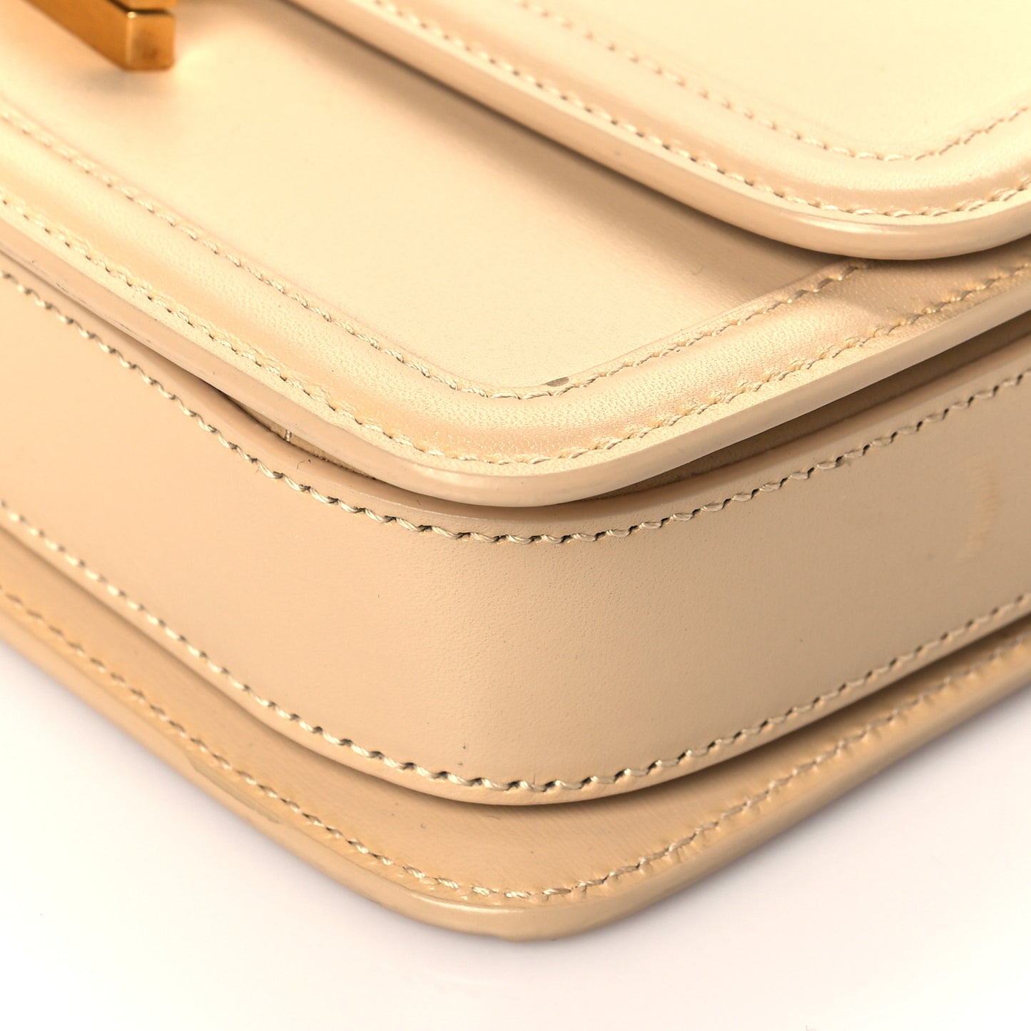 Smooth Calfskin Small Solferino Satchel Beige
