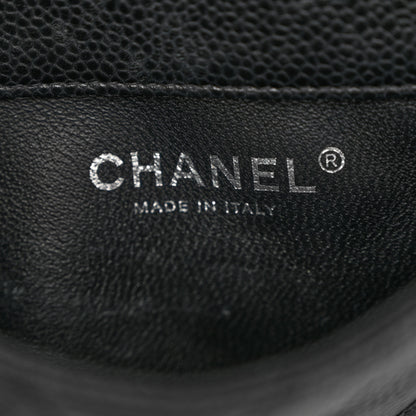 Chanel Iridescent Caviar Quilted Daily Zip Crossbody Bag Black 7 of 12